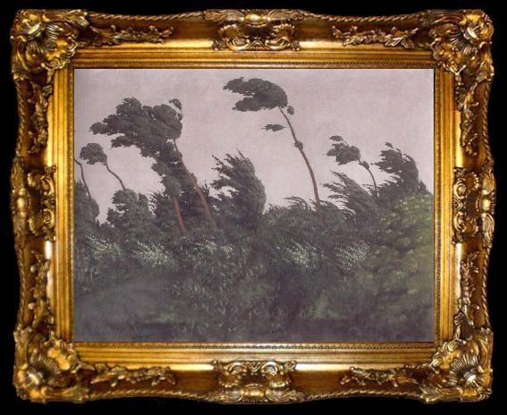 framed  Felix Vallotton The Wind, ta009-2